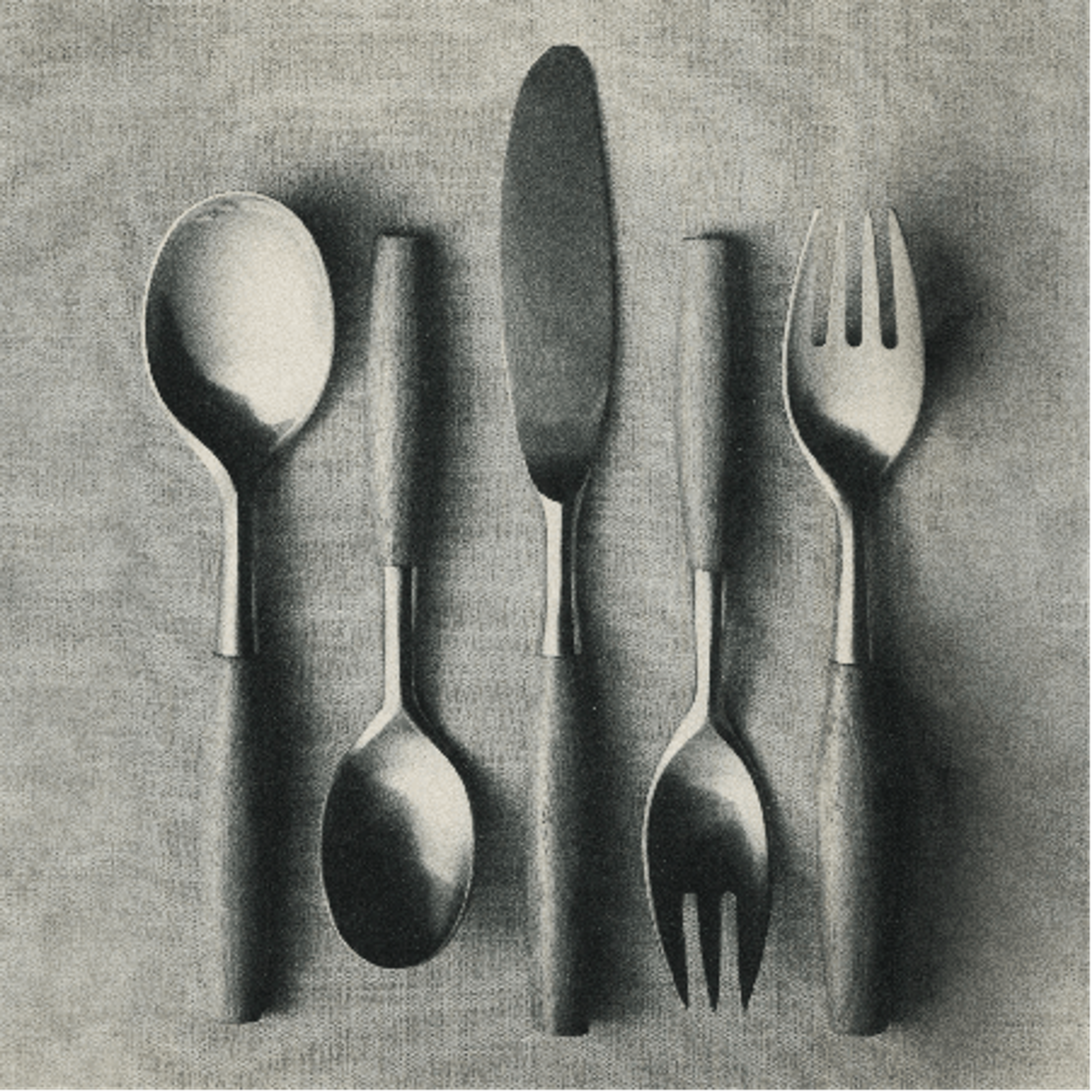 1954 Fjord teak and stainless flatware